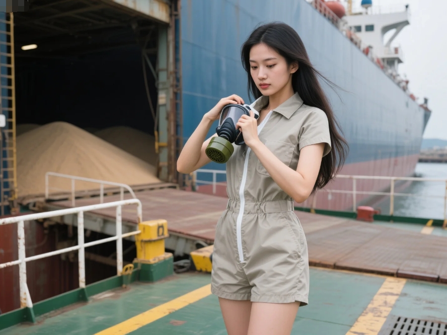 磷化铝随航熏蒸现场图